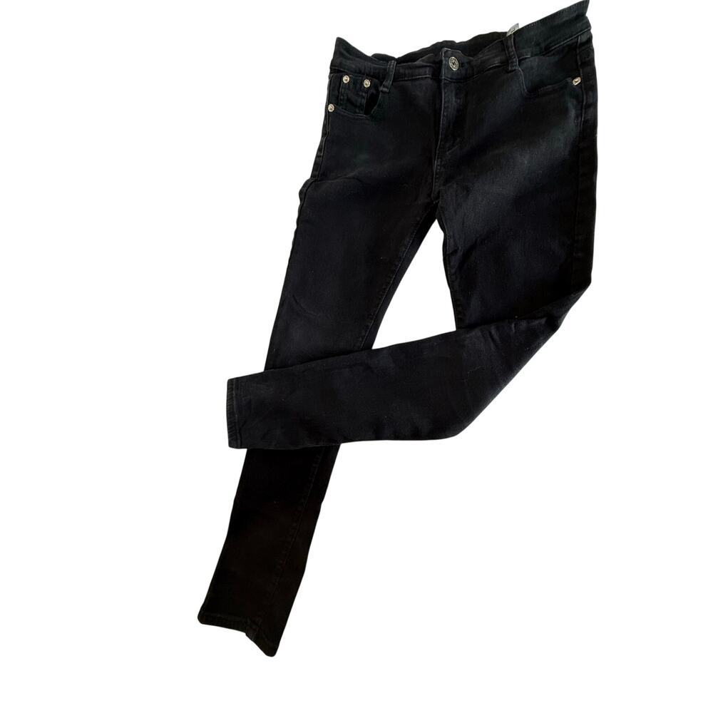 SKU2429 FRED Marshall Boys' 16 Black Skinny Jeans Stretch Unisex 30x29